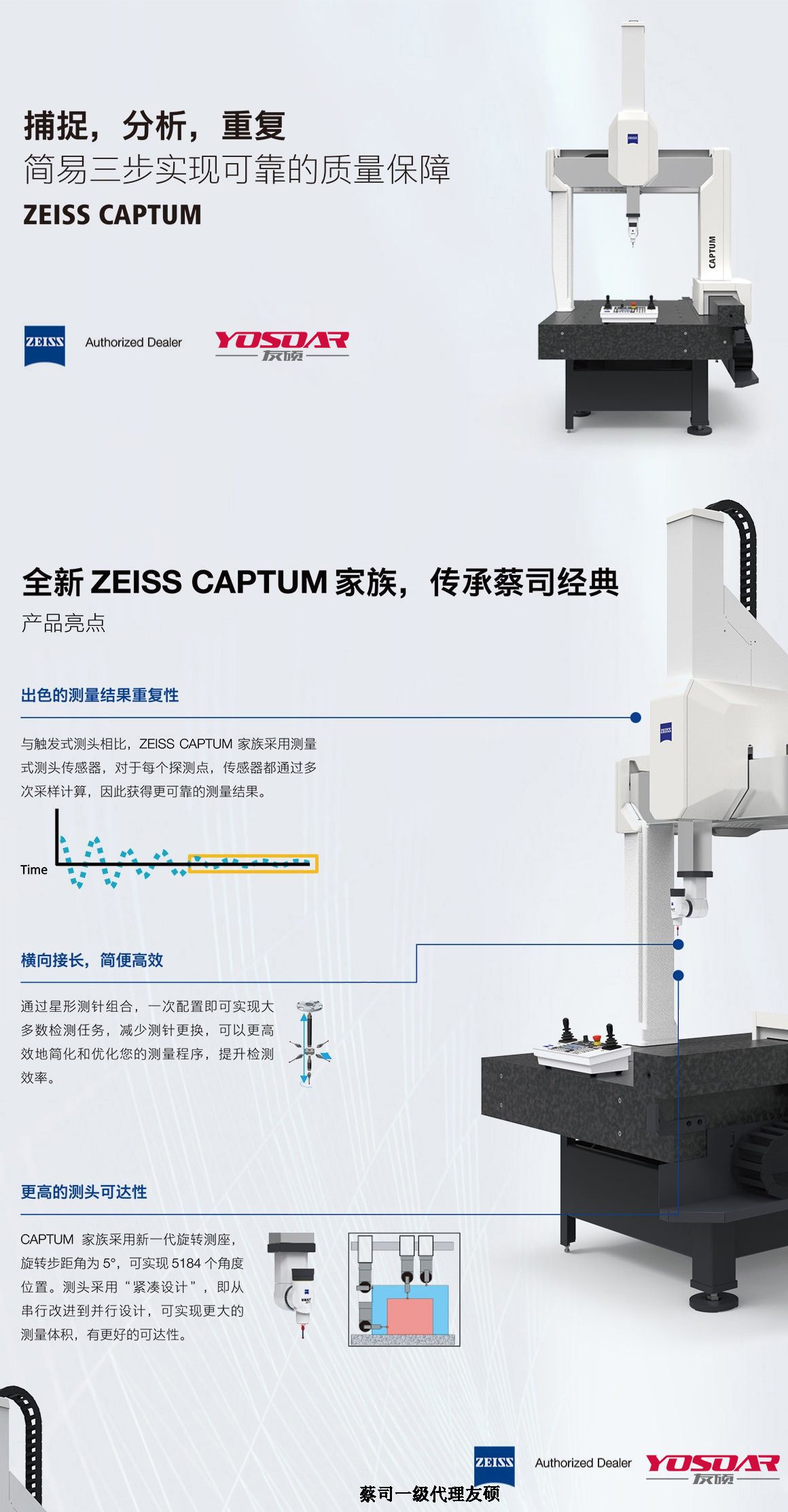长宁蔡司三坐标CAPTUM